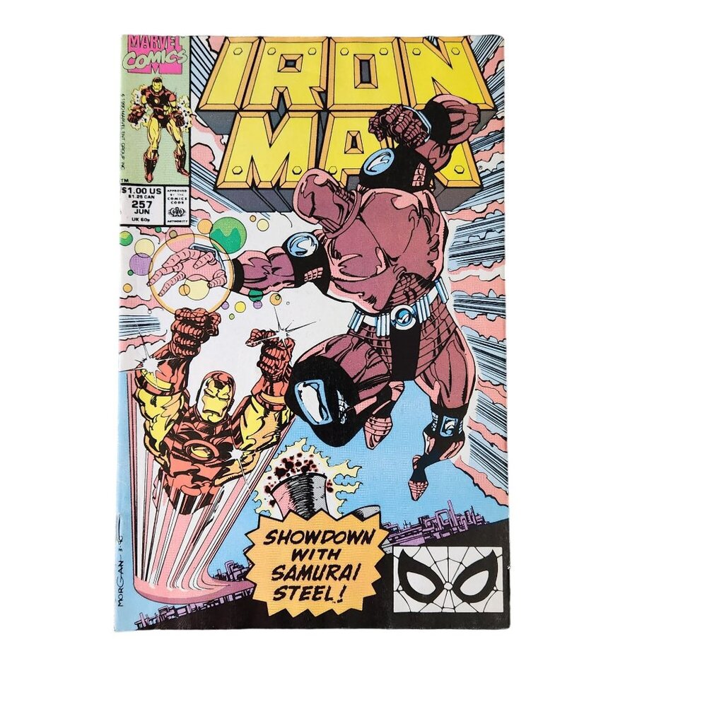 Marvel Iron Man #257 1990 Comic Book Collector Bagged Boarded
